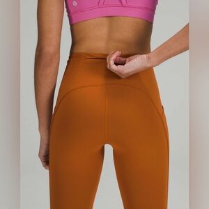 LULULEMON EUC SIZE 8 SWIFT SPEED 28” Butternut brown